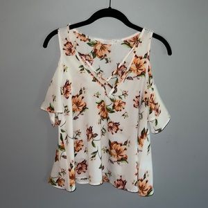 Lush off-shoulder shirt